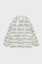 【スタニングルアー/STUNNING LURE】のrツイードチェックブルゾン オフホワイト|ID: prp329100004700069 ipo3291000000034375803