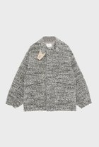 【スタニングルアー/STUNNING LURE】のrツイードチェックブルゾン グレー|ID: prp329100004700069 ipo3291000000034375804