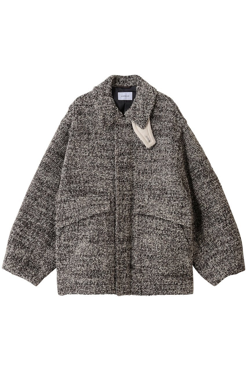 【スタニングルアー/STUNNING LURE】のrツイードチェックブルゾン インテリア・キッズ・メンズ・レディースファッション・服の通販 founy(ファニー) ファッション Fashion レディースファッション Fashion for Women アウター Coat / Outerwear Collection レディースジャケット・軽アウター Jackets ブルゾンジャケット・スポーティアウター Blouson Jackets ギャザー Gathered, Ruffled ジャケット Jacket, Outerwear ツイード Twill, Twill Weave ブルゾン Blouson, Bomber Jacket ミックス Mix, Mixed Style エレガント 上品 Elegant グレー|ID: prp329100004700069 ipo3291000000035803559