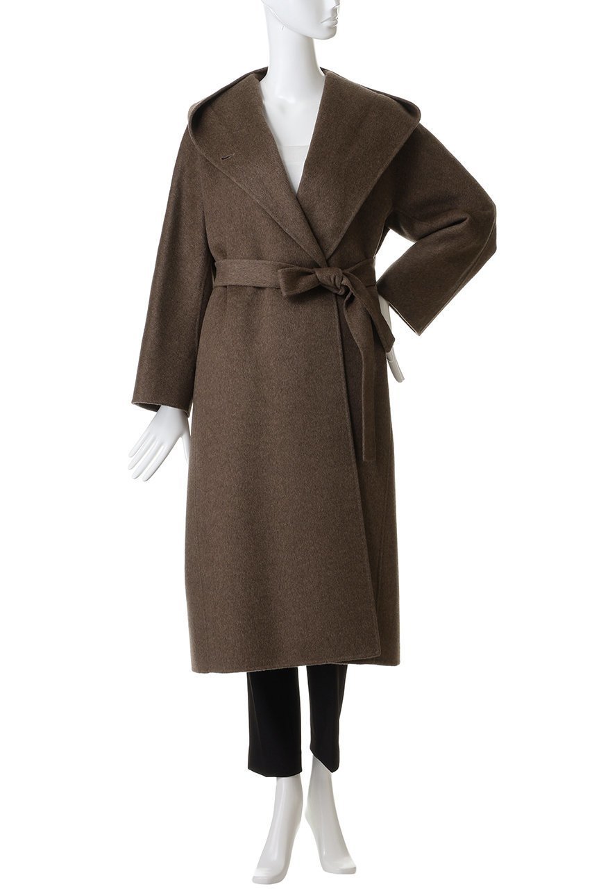 【スタニングルアー/STUNNING LURE】のrヤクキャメルフーディコート 人気、トレンドファッション・服の通販 founy(ファニー) 　ファッション　Fashion　レディースファッション　Fashion for Women　アウター　Coat / Outerwear Collection　コート・ロングコート・ピーコート　Long Coats, Peacoats & More　ショール　Shawl, Wrap　ハンド　Hand, Handmade　ロング　Long, Long-Length　エレガント 上品　Elegant　other-7|ID: prp329100004700070 ipo3291000000035972416