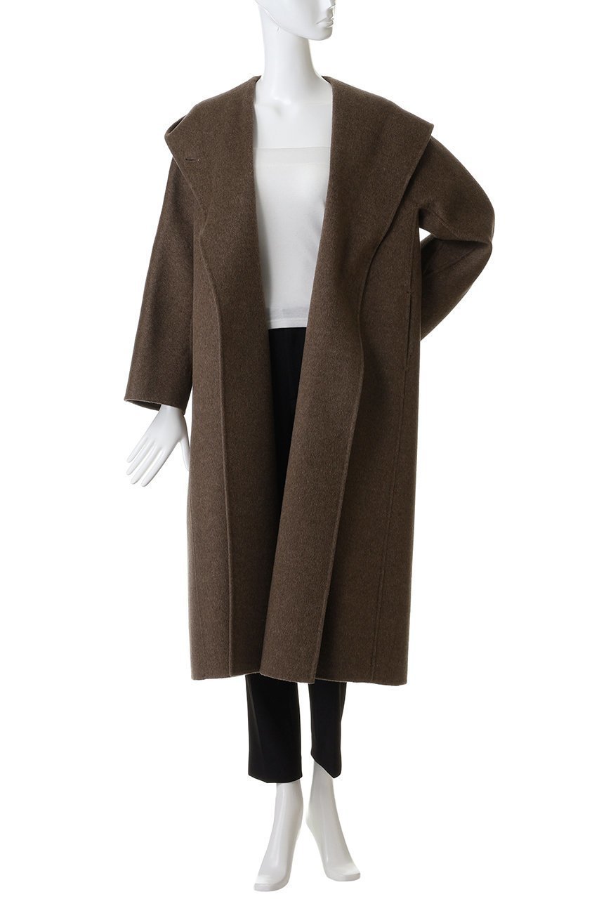 【スタニングルアー/STUNNING LURE】のrヤクキャメルフーディコート 人気、トレンドファッション・服の通販 founy(ファニー) 　ファッション　Fashion　レディースファッション　Fashion for Women　アウター　Coat / Outerwear Collection　コート・ロングコート・ピーコート　Long Coats, Peacoats & More　ショール　Shawl, Wrap　ハンド　Hand, Handmade　ロング　Long, Long-Length　エレガント 上品　Elegant　other-8|ID: prp329100004700070 ipo3291000000035972417