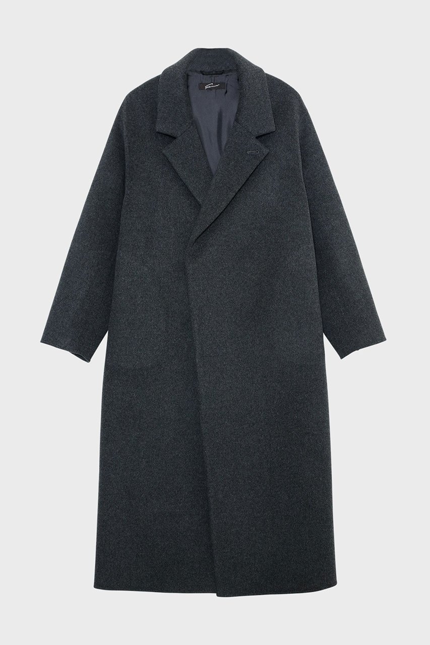 【スタニングルアー/STUNNING LURE】の【11/5 11:00販売開始】rテーラーオーバーコート インテリア・キッズ・メンズ・レディースファッション・服の通販 founy(ファニー) 　ファッション　Fashion　レディースファッション　Fashion for Women　アウター　Coat / Outerwear Collection　コート・ロングコート・ピーコート　Long Coats, Peacoats & More　コンパクト　Compact, Small Size　シンプル　Simple, Minimal　ハンド　Hand, Handmade　ロング　Long, Long-Length　新作・新入荷　New Arrivals / New In　チャコールグレー|ID: prp329100004700071 ipo3291000000034376859