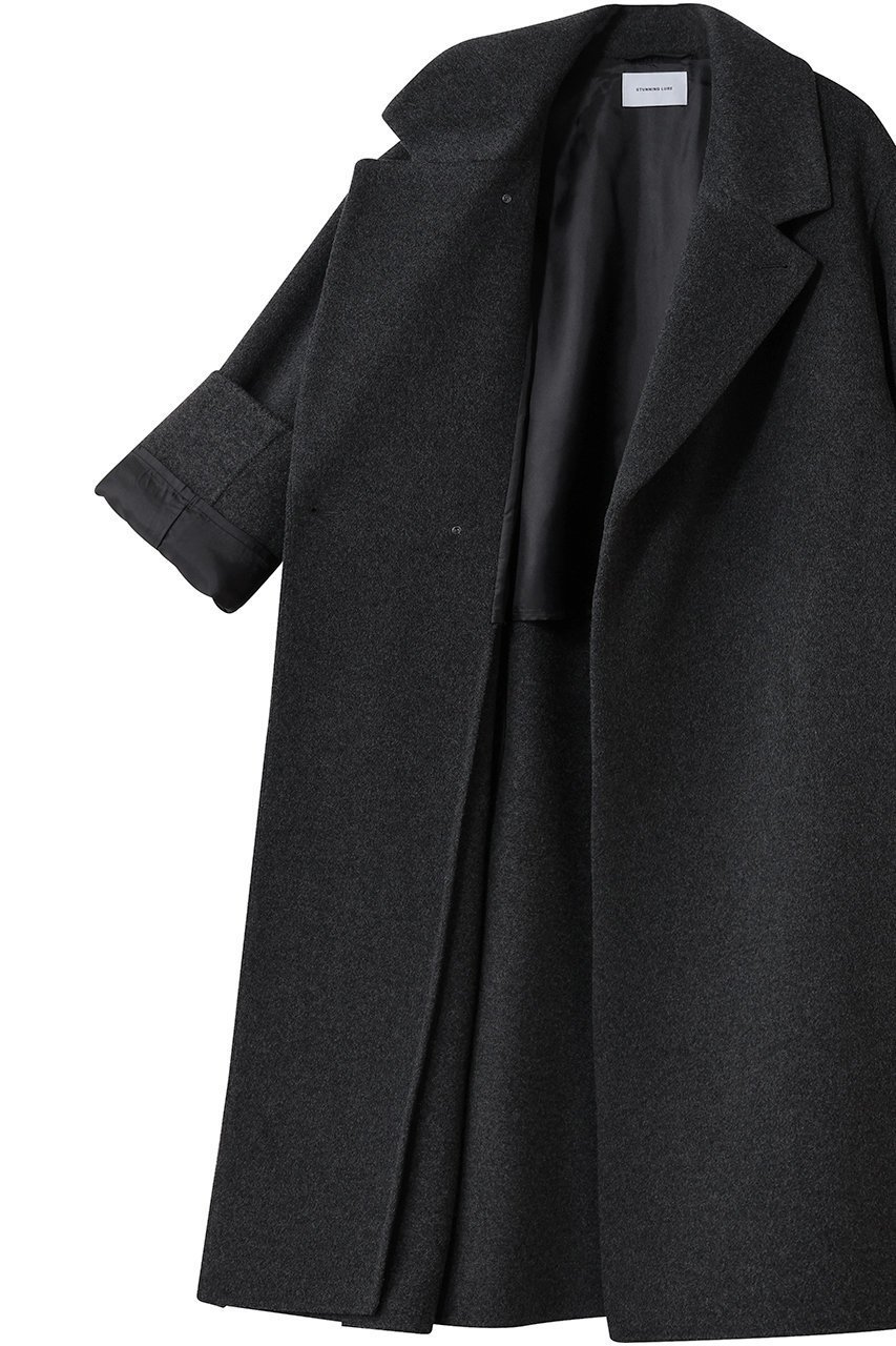 【スタニングルアー/STUNNING LURE】のrテーラーオーバーコート 人気、トレンドファッション・服の通販 founy(ファニー) 　ファッション　Fashion　レディースファッション　Fashion for Women　アウター　Coat / Outerwear Collection　コート・ロングコート・ピーコート　Long Coats, Peacoats & More　コンパクト　Compact, Small Size　シンプル　Simple, Minimal　ハンド　Hand, Handmade　ロング　Long, Long-Length　other-6|ID: prp329100004700071 ipo3291000000035295460