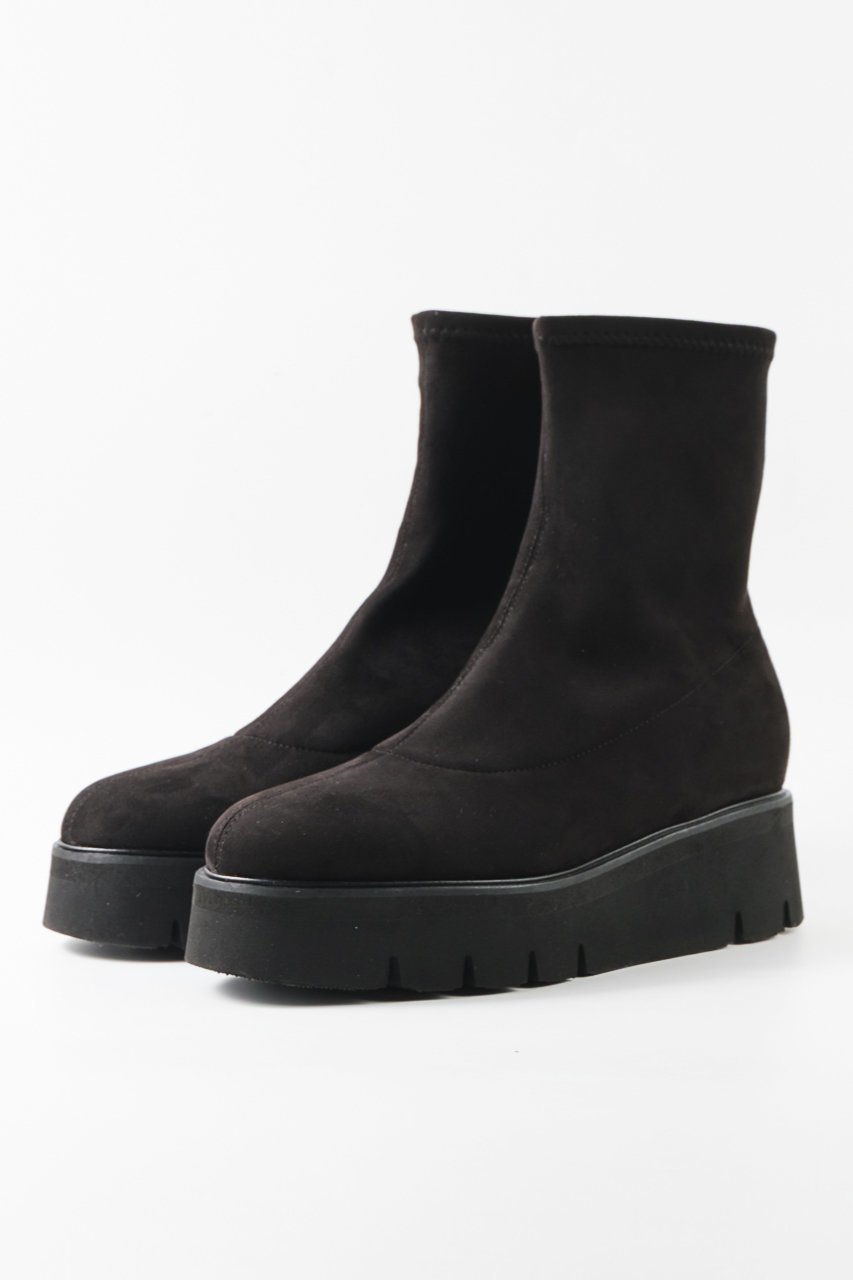 【ルカグロッシ/LucaGrossi】の厚底ストレッチショートブーツ 人気、トレンドファッション・服の通販 founy(ファニー) 　ファッション　Fashion　レディースファッション　Fashion for Women　ショート　Short, Short Length　シンプル　Simple, Minimal　ストレッチ　Stretch, Stretchy Fabric　スリム　Slim, Slim Fit　ソックス　Socks, Hosiery　バランス　Balance, Style Balance　厚底　Platform Shoes　新作・新入荷　New Arrivals / New In　other-2|ID: prp329100004701627 ipo3291000000033948516
