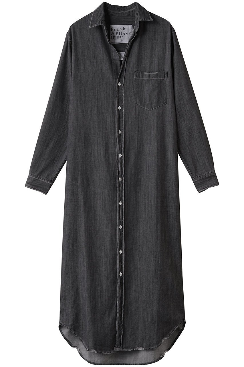 【フランク&アイリーン/Frank&Eileen】のRORY イタリアンフェイマスデニム ロングシャツ 人気、トレンドファッション・服の通販 founy(ファニー) 　ファッション　Fashion　レディースファッション　Fashion for Women　トップス・カットソー　Cut & Sew Tops　シャツ・ブラウス・オフィスカジュアル　Elegant Blouses & Button-Ups　スリーブ　Sleeve, Long Sleeve / Short Sleeve　ロング　Long, Long-Length　エレガント 上品　Elegant　新作・新入荷　New Arrivals / New In　 other-1|ID: prp329100004701630 ipo3291000000033948535