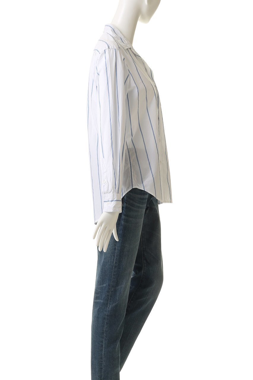 【フランク&アイリーン/Frank&Eileen】のEILEEN イタリアンコットン ブルーストライプ シャツ 人気、トレンドファッション・服の通販 founy(ファニー) 　ファッション　Fashion　レディースファッション　Fashion for Women　トップス・カットソー　Cut & Sew Tops　シャツ・ブラウス・オフィスカジュアル　Elegant Blouses & Button-Ups　ストライプ　Stripe, Striped Pattern　スリーブ　Sleeve, Long Sleeve / Short Sleeve　ロング　Long, Long-Length　新作・新入荷　New Arrivals / New In　other-3|ID: prp329100004701633 ipo3291000000033948561