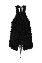 【プランク プロジェクト/PRANK PROJECT】のテープリボンホルタートップ / Tape Ribbon Halter Top 人気、トレンドファッション・服の通販 founy(ファニー) ファッション Fashion レディースファッション Fashion for Women トップス・カットソー Cut & Sew Tops ニット Knit Tops & Sweaters カジュアルプルオーバー・ニットトップス Pullovers & Knit Tops / Casual Pullovers おすすめ Recommended / Our Picks ハンド Hand, Handmade フリンジ Fringe, Tassel 新作・新入荷 New Arrivals / New In thumbnail BLK(ブラック)|ID: prp329100004701644 ipo3291000000033948632