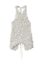 【プランク プロジェクト/PRANK PROJECT】のテープリボンホルタートップ / Tape Ribbon Halter Top 人気、トレンドファッション・服の通販 founy(ファニー) ファッション Fashion レディースファッション Fashion for Women トップス・カットソー Cut & Sew Tops ニット Knit Tops & Sweaters カジュアルプルオーバー・ニットトップス Pullovers & Knit Tops / Casual Pullovers おすすめ Recommended / Our Picks ハンド Hand, Handmade フリンジ Fringe, Tassel 新作・新入荷 New Arrivals / New In thumbnail WHT(ホワイト)|ID: prp329100004701644 ipo3291000000033948633