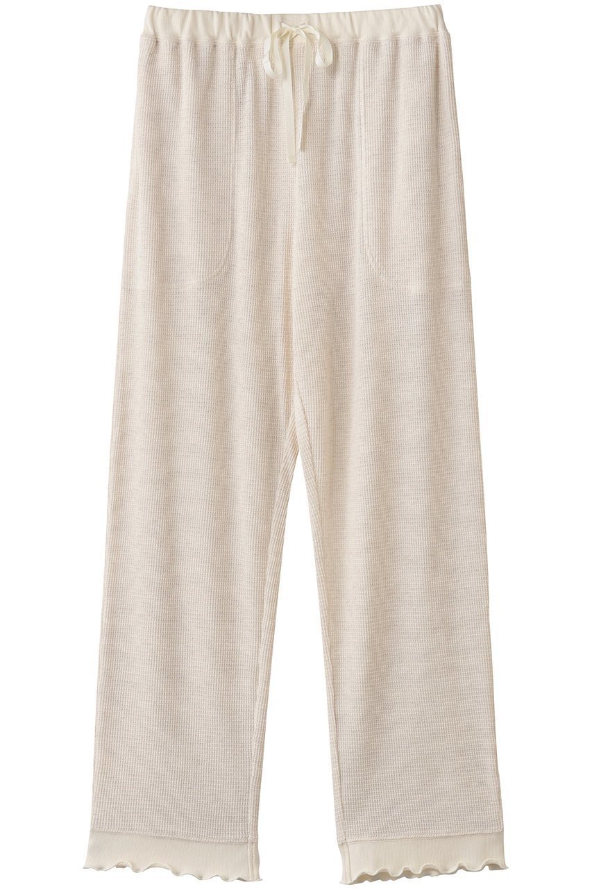 【キッドブルー/KID BLUE】のクロシェワッフルボトムス インテリア・キッズ・メンズ・レディースファッション・服の通販 founy(ファニー) ファッション Fashion レディースファッション Fashion for Women おすすめ Recommended / Our Picks セットアップ Set-Up, Coordinated Outfit パジャマ Pajamas, Sleepwear フェミニン Feminine, Girly ボーダー Border, Stripe ワッフル Waffle, Waffle Knit 再入荷 Restock / Back in Stock アイボリー|ID: prp329100004701648 ipo3291000000034875500