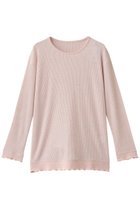 【キッドブルー/KID BLUE】のクロシェワッフルトップス 人気、トレンドファッション・服の通販 founy(ファニー) ファッション Fashion レディースファッション Fashion for Women トップス・カットソー Cut & Sew Tops おすすめ Recommended / Our Picks セットアップ Set-Up, Coordinated Outfit パジャマ Pajamas, Sleepwear ボーダー Border, Stripe ワッフル Waffle, Waffle Knit 再入荷 Restock / Back in Stock thumbnail ピンク|ID: prp329100004701649 ipo3291000000034875512