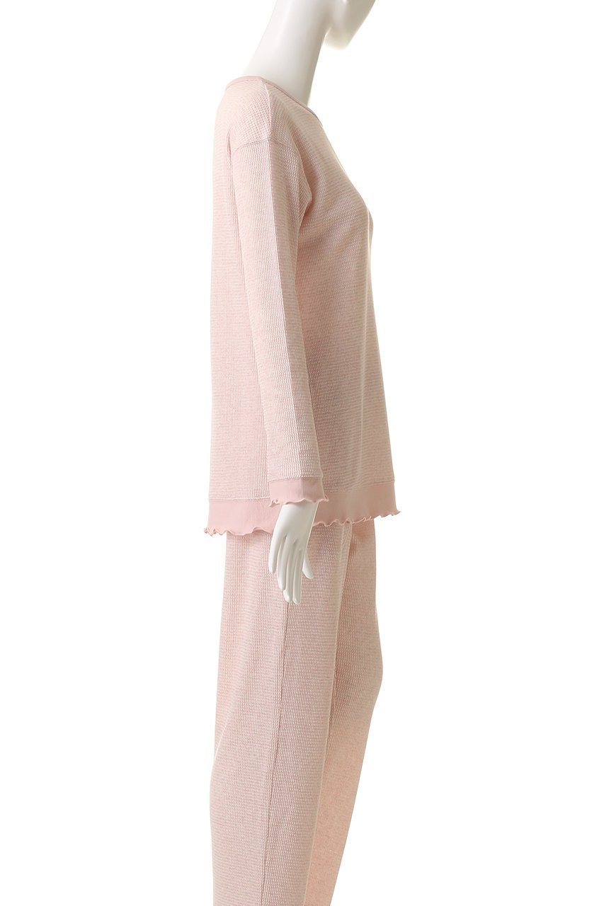 【キッドブルー/KID BLUE】のクロシェワッフルトップス 人気、トレンドファッション・服の通販 founy(ファニー) ファッション Fashion レディースファッション Fashion for Women トップス・カットソー Cut & Sew Tops おすすめ Recommended / Our Picks セットアップ Set-Up, Coordinated Outfit パジャマ Pajamas, Sleepwear ボーダー Border, Stripe ワッフル Waffle, Waffle Knit 再入荷 Restock / Back in Stock other-3|ID: prp329100004701649 ipo3291000000034875515