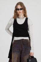 【プランク プロジェクト/PRANK PROJECT】のレイヤードロングスリーブTEE / Layered Long Sleeve T-Shirt 人気、トレンドファッション・服の通販 founy(ファニー) ファッション Fashion レディースファッション Fashion for Women トップス・カットソー Cut & Sew Tops シャツ・ブラウス・オフィスカジュアル Elegant Blouses & Button-Ups ロングTシャツ・Tシャツ Longline T-Shirts & Tees カットソー・ベーシックTシャツ Cut-and-Sewn Tops / Stretch Tees & Basics スリーブ Sleeve, Long Sleeve / Short Sleeve ロング Long, Long-Length 新作・新入荷 New Arrivals / New In |ID:prp329100004701651