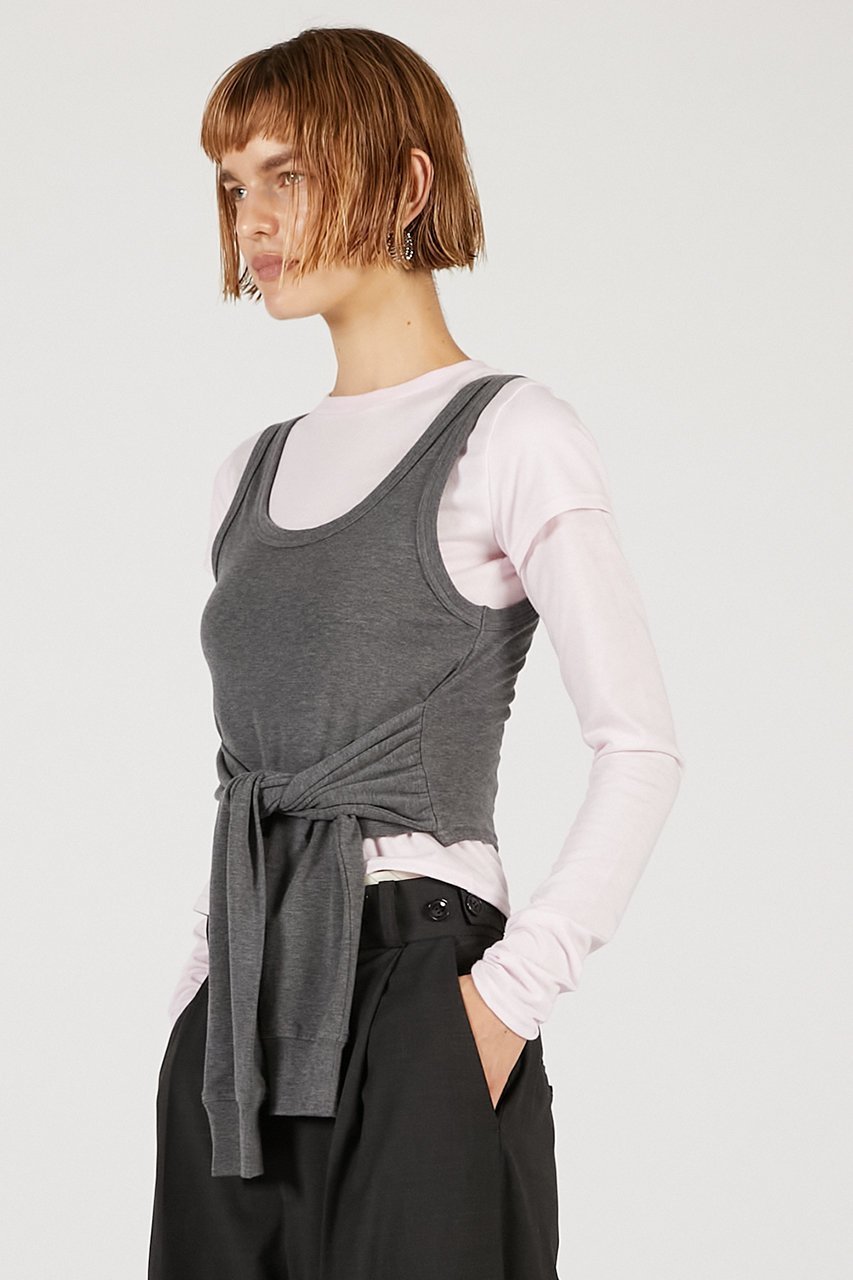【プランク プロジェクト/PRANK PROJECT】のレイヤードロングスリーブTEE / Layered Long Sleeve T-Shirt 人気、トレンドファッション・服の通販 founy(ファニー) 　ファッション　Fashion　レディースファッション　Fashion for Women　トップス・カットソー　Cut & Sew Tops　シャツ・ブラウス・オフィスカジュアル　Elegant Blouses & Button-Ups　ロングTシャツ・Tシャツ　Longline T-Shirts & Tees　カットソー・ベーシックTシャツ　Cut-and-Sewn Tops / Stretch Tees & Basics　スリーブ　Sleeve, Long Sleeve / Short Sleeve　ロング　Long, Long-Length　新作・新入荷　New Arrivals / New In　other-4|ID: prp329100004701651 ipo3291000000033948690