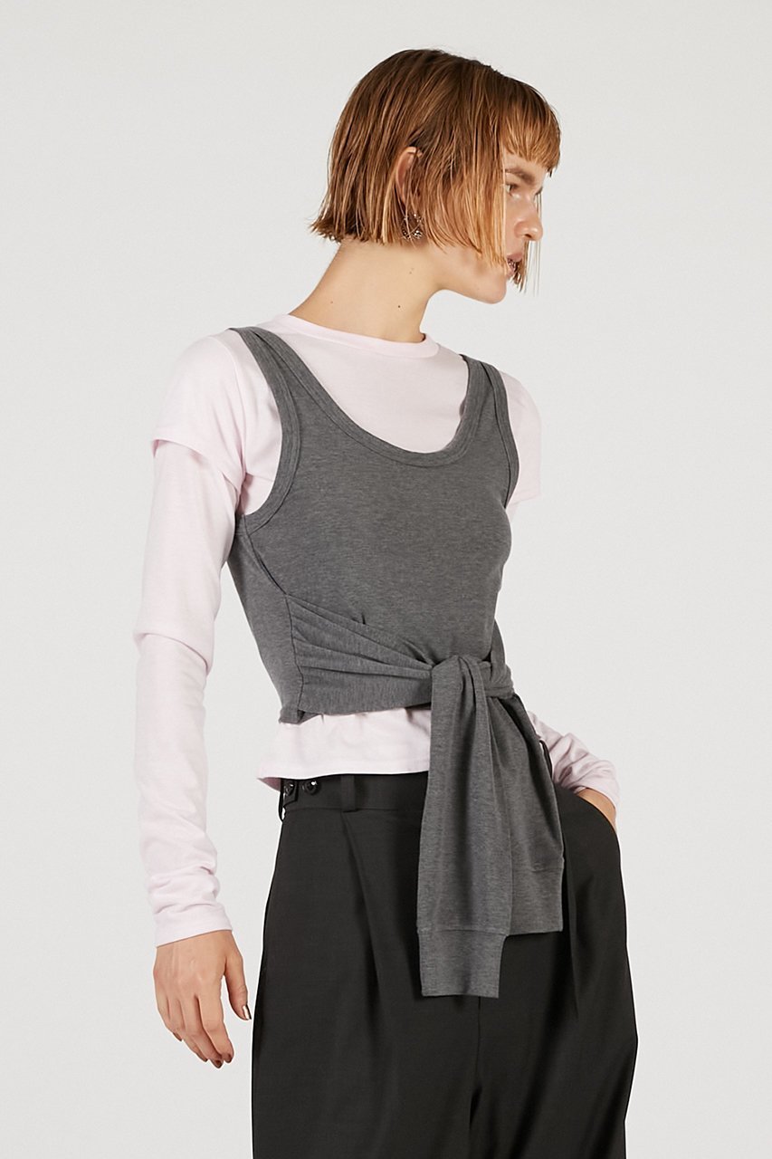 【プランク プロジェクト/PRANK PROJECT】のレイヤードロングスリーブTEE / Layered Long Sleeve T-Shirt 人気、トレンドファッション・服の通販 founy(ファニー) 　ファッション　Fashion　レディースファッション　Fashion for Women　トップス・カットソー　Cut & Sew Tops　シャツ・ブラウス・オフィスカジュアル　Elegant Blouses & Button-Ups　ロングTシャツ・Tシャツ　Longline T-Shirts & Tees　カットソー・ベーシックTシャツ　Cut-and-Sewn Tops / Stretch Tees & Basics　スリーブ　Sleeve, Long Sleeve / Short Sleeve　ロング　Long, Long-Length　新作・新入荷　New Arrivals / New In　other-6|ID: prp329100004701651 ipo3291000000033948692