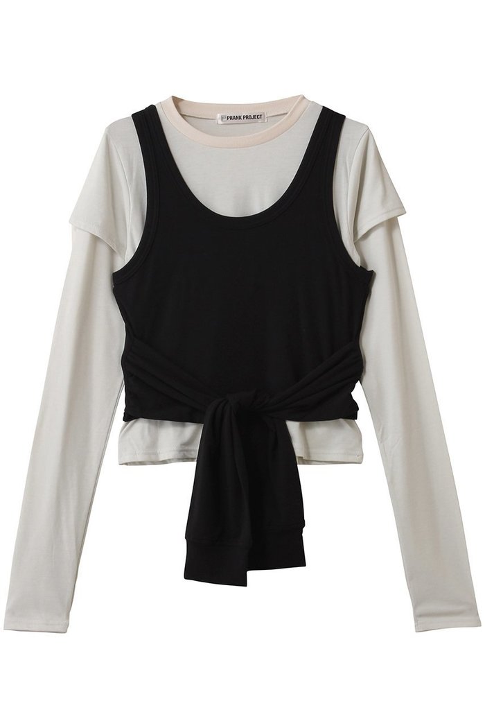 【プランク プロジェクト/PRANK PROJECT】のレイヤードロングスリーブTEE / Layered Long Sleeve T-Shirt インテリア・キッズ・メンズ・レディースファッション・服の通販 founy(ファニー) https://founy.com/ ファッション Fashion レディースファッション Fashion for Women トップス・カットソー Cut & Sew Tops シャツ・ブラウス・オフィスカジュアル Elegant Blouses & Button-Ups ロングTシャツ・Tシャツ Longline T-Shirts & Tees カットソー・ベーシックTシャツ Cut-and-Sewn Tops / Stretch Tees & Basics スリーブ Sleeve, Long Sleeve / Short Sleeve タンク Tank Top, Sleeveless Top ロング Long, Long-Length |ID: prp329100004701651 ipo3291000000036134792