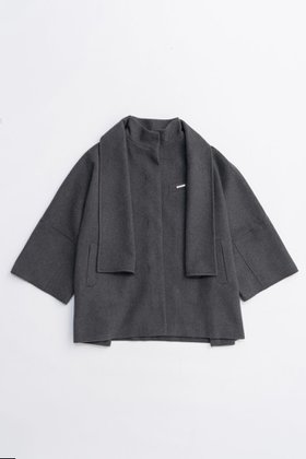 【プランク プロジェクト/PRANK PROJECT】 マフラー付きポンチョコート / Poncho Coat with Scarf人気、トレンドファッション・服の通販 founy(ファニー) ファッション Fashion レディースファッション Fashion for Women アウター Coat / Outerwear Collection コート・ロングコート・ピーコート Long Coats, Peacoats & More ポンチョ・ケープコート Ponchos & Capes マフラー・スヌード / 冬小物の定番 Scarves & Mufflers ショート Short, Short Length マフラー Scarf, Muffler 新作・新入荷 New Arrivals / New In |ID:prp329100004701652