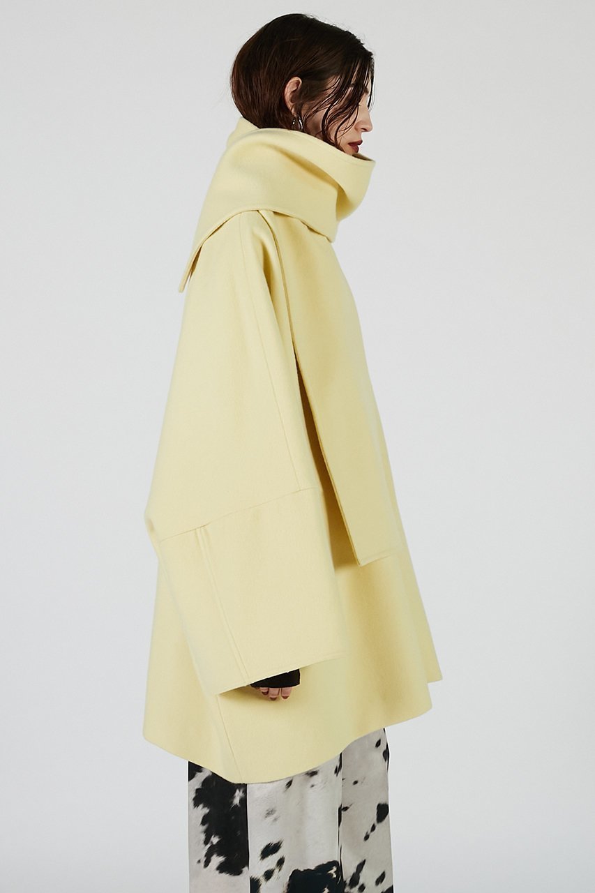 【プランク プロジェクト/PRANK PROJECT】のマフラー付きポンチョコート / Poncho Coat with Scarf 人気、トレンドファッション・服の通販 founy(ファニー) 　ファッション　Fashion　レディースファッション　Fashion for Women　アウター　Coat / Outerwear Collection　コート・ロングコート・ピーコート　Long Coats, Peacoats & More　ポンチョ・ケープコート　Ponchos & Capes　マフラー・スヌード / 冬小物の定番　Scarves & Mufflers　ショート　Short, Short Length　マフラー　Scarf, Muffler　新作・新入荷　New Arrivals / New In　other-6|ID: prp329100004701652 ipo3291000000033948701