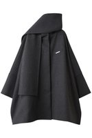 【プランク プロジェクト/PRANK PROJECT】のマフラー付きポンチョコート / Poncho Coat with Scarf 人気、トレンドファッション・服の通販 founy(ファニー) ファッション Fashion レディースファッション Fashion for Women アウター Coat / Outerwear Collection コート・ロングコート・ピーコート Long Coats, Peacoats & More ポンチョ・ケープコート Ponchos & Capes マフラー・スヌード / 冬小物の定番 Scarves & Mufflers イエロー Yellow ショート Short, Short Length スリーブ Sleeve, Long Sleeve / Short Sleeve マフラー Scarf, Muffler ロング Long, Long-Length A/W・秋冬 Autumn/Winter |ID:prp329100004701652