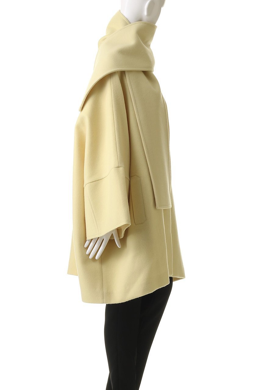 【プランク プロジェクト/PRANK PROJECT】のマフラー付きポンチョコート / Poncho Coat with Scarf 大人の最旬トレンドファッション＆コーディネート founy(ファウニー) 　ファッション　Fashion　レディースファッション　Fashion for Women　アウター　Coat / Outerwear Collection　コート・ロングコート・ピーコート　Long Coats, Peacoats & More　ポンチョ・ケープコート　Ponchos & Capes　マフラー・スヌード / 冬小物の定番　Scarves & Mufflers　イエロー　Yellow　ショート　Short, Short Length　スリーブ　Sleeve, Long Sleeve / Short Sleeve　マフラー　Scarf, Muffler　ロング　Long, Long-Length　A/W・秋冬　Autumn/Winter　other-3|ID: prp329100004701652 ipo3291000000036676091