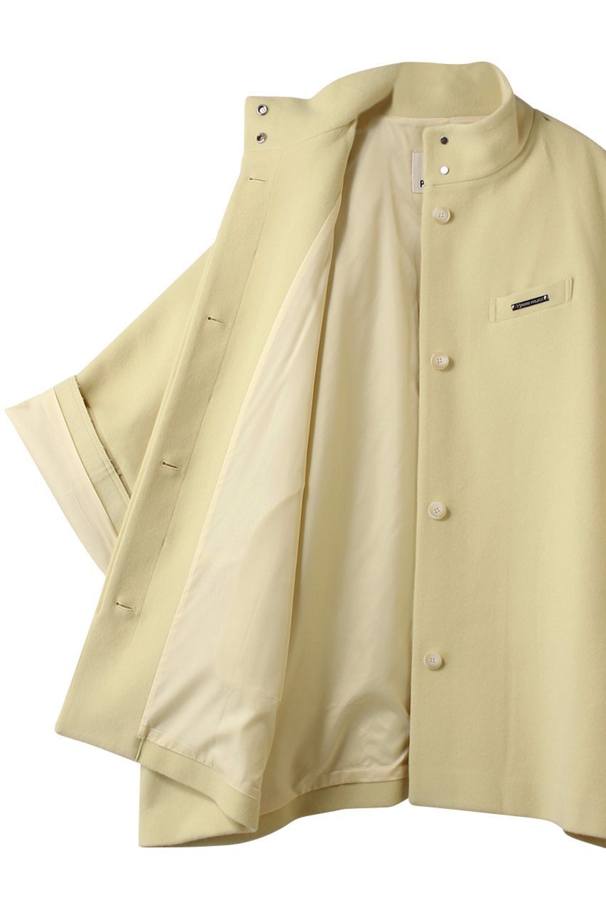 【プランク プロジェクト/PRANK PROJECT】のマフラー付きポンチョコート / Poncho Coat with Scarf 大人の最旬トレンドファッション＆コーディネート founy(ファウニー) 　ファッション　Fashion　レディースファッション　Fashion for Women　アウター　Coat / Outerwear Collection　コート・ロングコート・ピーコート　Long Coats, Peacoats & More　ポンチョ・ケープコート　Ponchos & Capes　マフラー・スヌード / 冬小物の定番　Scarves & Mufflers　イエロー　Yellow　ショート　Short, Short Length　スリーブ　Sleeve, Long Sleeve / Short Sleeve　マフラー　Scarf, Muffler　ロング　Long, Long-Length　A/W・秋冬　Autumn/Winter　other-6|ID: prp329100004701652 ipo3291000000036676094