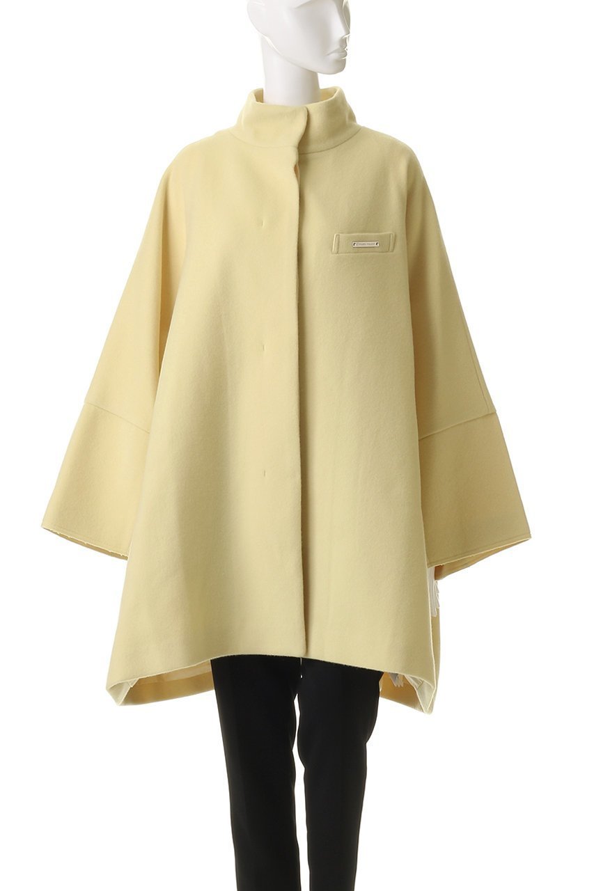 【プランク プロジェクト/PRANK PROJECT】のマフラー付きポンチョコート / Poncho Coat with Scarf 大人の最旬トレンドファッション＆コーディネート founy(ファウニー) 　ファッション　Fashion　レディースファッション　Fashion for Women　アウター　Coat / Outerwear Collection　コート・ロングコート・ピーコート　Long Coats, Peacoats & More　ポンチョ・ケープコート　Ponchos & Capes　マフラー・スヌード / 冬小物の定番　Scarves & Mufflers　イエロー　Yellow　ショート　Short, Short Length　スリーブ　Sleeve, Long Sleeve / Short Sleeve　マフラー　Scarf, Muffler　ロング　Long, Long-Length　A/W・秋冬　Autumn/Winter　other-7|ID: prp329100004701652 ipo3291000000036676095