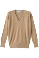 【スリー ドッツ/three dots】のコットンメランジスムースプルオーバー 人気、トレンドファッション・服の通販 founy(ファニー) ファッション Fashion レディースファッション Fashion for Women トップス・カットソー Cut & Sew Tops ニット Knit Tops & Sweaters カジュアルプルオーバー・ニットトップス Pullovers & Knit Tops / Casual Pullovers シンプル Simple, Minimal デコルテ Décolleté, Neckline フォルム Silhouette, Form ボトム Bottoms, Lower Wear リラックス Relax, Relaxed Fit エレガント 上品 Elegant |ID:prp329100004701659