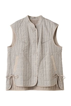 【キッドブルー/KID BLUE】 LIBERTYキルトベスト人気、トレンドファッション・服の通販 founy(ファニー) ファッション Fashion レディースファッション Fashion for Women アウター Coat / Outerwear Collection レディースジャケット・軽アウター Jackets キルティング Quilted, Quilting キルト Quilt, Quilted Fabric ジャケット Jacket, Outerwear ストライプ Stripe, Striped Pattern パイピング Piping, Trim Design ベスト Vest, Waistcoat リボン Ribbon, Bow リラックス Relax, Relaxed Fit 新作・新入荷 New Arrivals / New In |ID:prp329100004701673