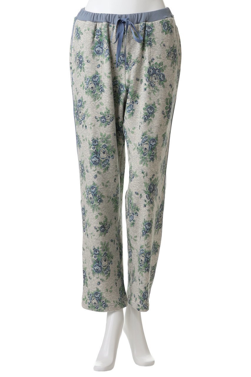 【キッドブルー/KID BLUE】の裏シャギーオータムローズボトムス 人気、トレンドファッション・服の通販 founy(ファニー) 　ファッション　Fashion　レディースファッション　Fashion for Women　オータム　Autumn Fashion　ストレッチ　Stretch, Stretchy Fabric　バランス　Balance, Style Balance　パジャマ　Pajamas, Sleepwear　ローズ　Rose, Rose Motif　エレガント 上品　Elegant　再入荷　Restock / Back in Stock　other-2|ID: prp329100004701675 ipo3291000000034816322