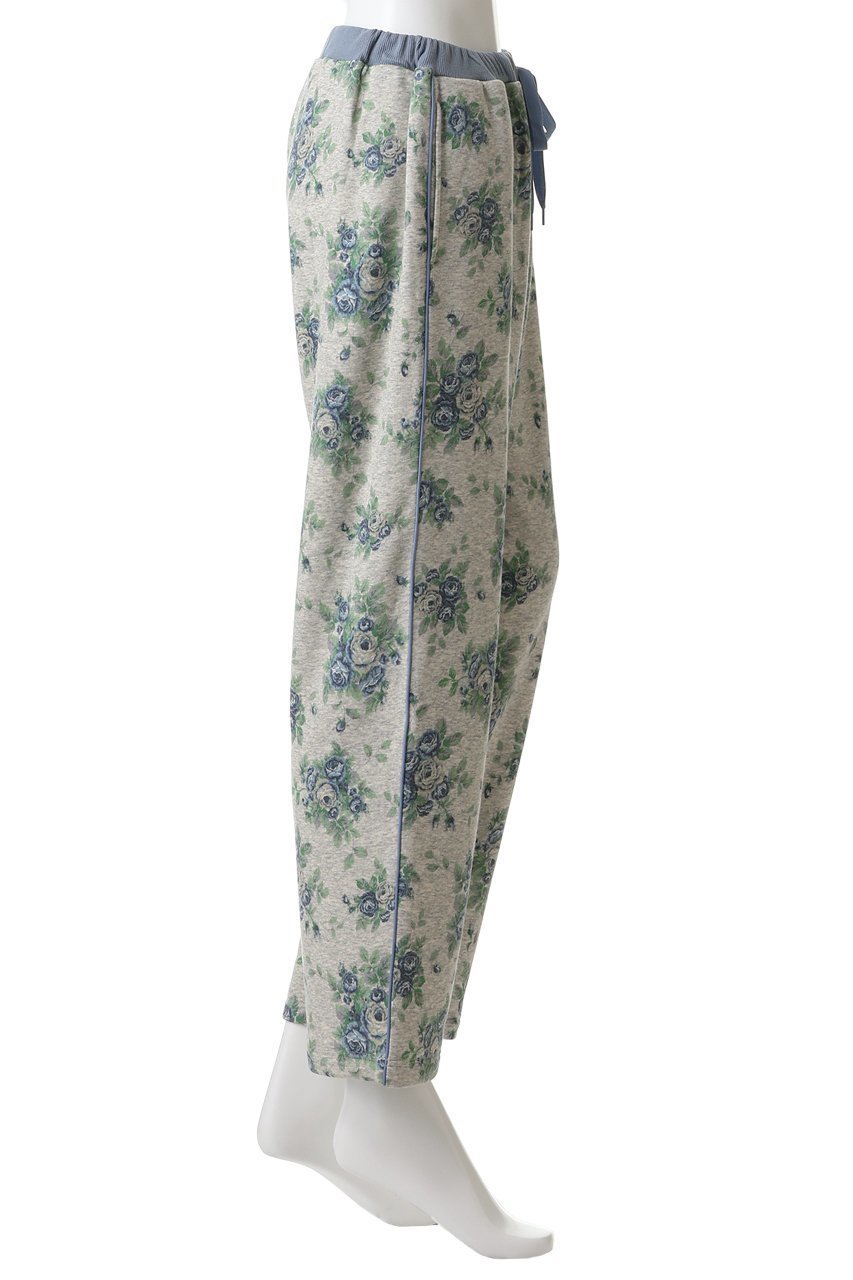 【キッドブルー/KID BLUE】の裏シャギーオータムローズボトムス 人気、トレンドファッション・服の通販 founy(ファニー) 　ファッション　Fashion　レディースファッション　Fashion for Women　オータム　Autumn Fashion　ストレッチ　Stretch, Stretchy Fabric　バランス　Balance, Style Balance　パジャマ　Pajamas, Sleepwear　ローズ　Rose, Rose Motif　エレガント 上品　Elegant　再入荷　Restock / Back in Stock　other-3|ID: prp329100004701675 ipo3291000000034816323