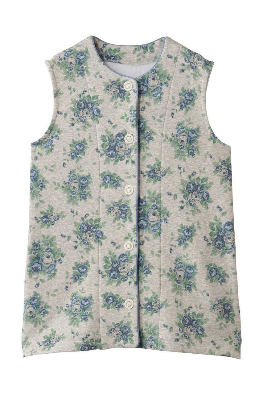 【キッドブルー/KID BLUE】の裏シャギーオータムローズベスト 人気、トレンドファッション・服の通販 founy(ファニー) 　ファッション　Fashion　レディースファッション　Fashion for Women　アウター　Coat / Outerwear Collection　レディースジャケット・軽アウター　Jackets　オータム　Autumn Fashion　ジャケット　Jacket, Outerwear　ストレッチ　Stretch, Stretchy Fabric　ベスト　Vest, Waistcoat　リラックス　Relax, Relaxed Fit　ローズ　Rose, Rose Motif　エレガント 上品　Elegant　新作・新入荷　New Arrivals / New In　 other-1|ID: prp329100004701676 ipo3291000000033949051