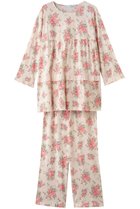 【キッドブルー/KID BLUE】の25オータムローズNパジャマ 人気、トレンドファッション・服の通販 founy(ファニー) ファッション Fashion レディースファッション Fashion for Women トップス・カットソー Cut & Sew Tops なめらか Smooth, Silky Texture オータム Autumn Fashion ギャザー Gathered, Ruffled パジャマ Pajamas, Sleepwear リラックス Relax, Relaxed Fit ローズ Rose, Rose Motif エレガント 上品 Elegant 再入荷 Restock / Back in Stock thumbnail サーモンピンク|ID: prp329100004701678 ipo3291000000034875032