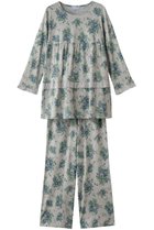 【キッドブルー/KID BLUE】の25オータムローズNパジャマ 人気、トレンドファッション・服の通販 founy(ファニー) ファッション Fashion レディースファッション Fashion for Women トップス・カットソー Cut & Sew Tops なめらか Smooth, Silky Texture オータム Autumn Fashion ギャザー Gathered, Ruffled パジャマ Pajamas, Sleepwear リラックス Relax, Relaxed Fit ローズ Rose, Rose Motif エレガント 上品 Elegant 再入荷 Restock / Back in Stock thumbnail ブルー|ID: prp329100004701678 ipo3291000000034875033