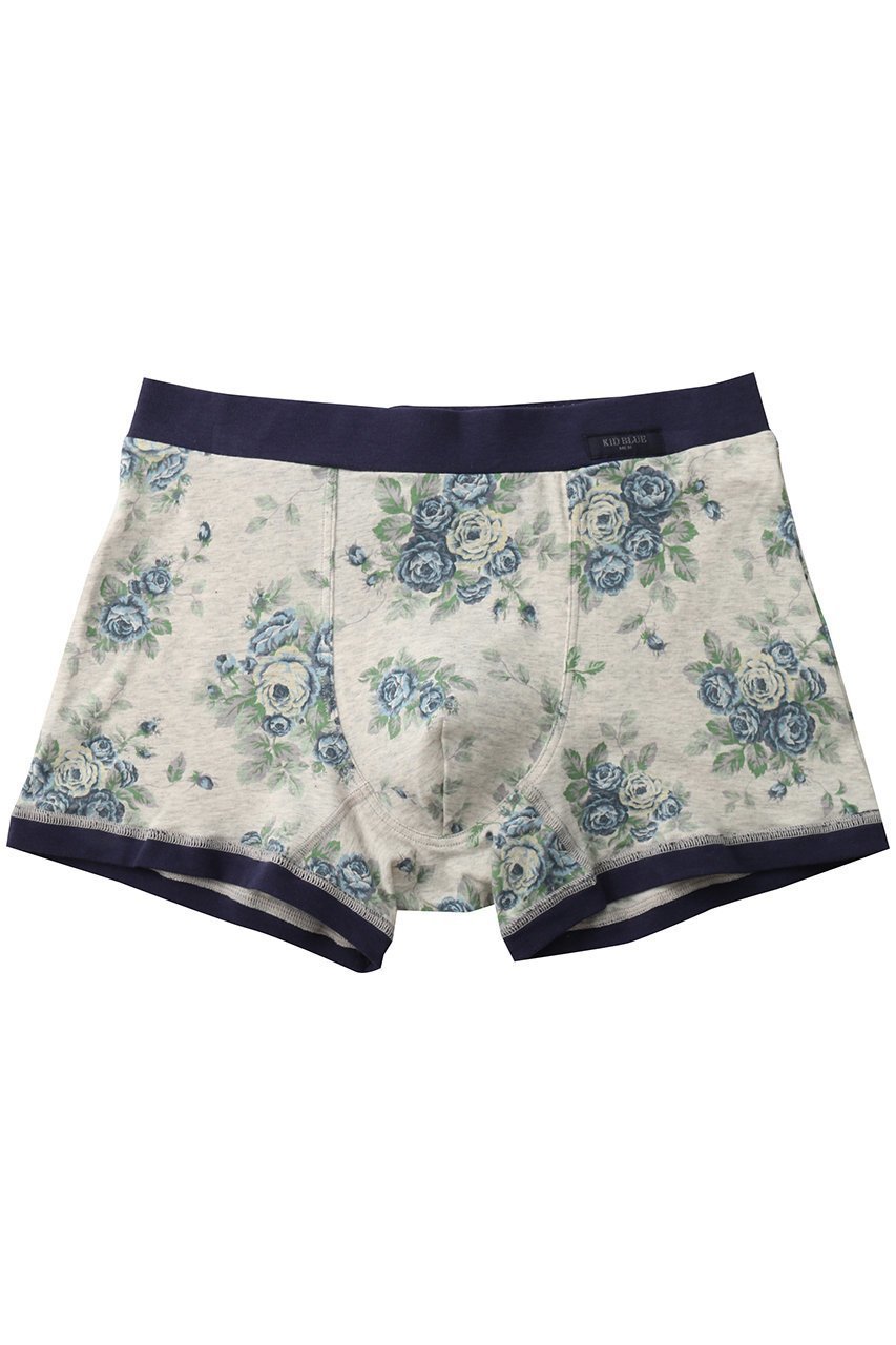 【キッドブルー/KID BLUE / MEN】の【MEN】25オータムローズボクサーパンツ インテリア・キッズ・メンズ・レディースファッション・服の通販 founy(ファニー) 　ファッション　Fashion　メンズファッション　Fashion for Men　ボトムス　Bottoms　ショーツ　Shorts, Short Pants　ベーシック　Basic, Essential　ランジェリー　Lingerie, Intimate Wear　ローズ　Rose, Rose Motif　定番　Standard, Basic Item　無地　Plain, Solid Color　ブルー|ID: prp329100004701680 ipo3291000000033949083