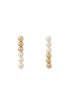 【プルミエ アロンディスモン/1er Arrondissement】の【Bijou R.I】メタリック×パールピアス(両耳) ゴールド|ID: prp329100004703244 ipo3291000000035725407