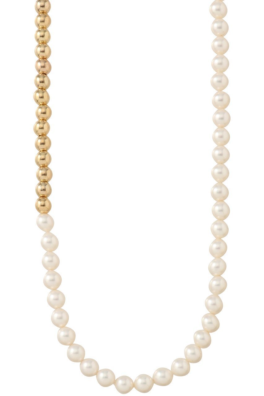 【プルミエ アロンディスモン/1er Arrondissement】の【Bijou R.I】メタリック×パールネックレス インテリア・キッズ・メンズ・レディースファッション・服の通販 founy(ファニー) 　ファッション　Fashion　レディースファッション　Fashion for Women　ジュエリー　Jewelry　ネックレス　Necklaces & Pendants　オケージョン　Occasion Wear　ネックレス　Necklace, Pendant Necklace　パーティ　Party, Party Style　パール　Pearl, Pearl Accent　メタリック　Metallic, Shiny Finish　モチーフ　Motif, Design Theme　リュクス　Luxury, Elegant, High-End, Chic　ゴールド|ID: prp329100004703246 ipo3291000000035677871