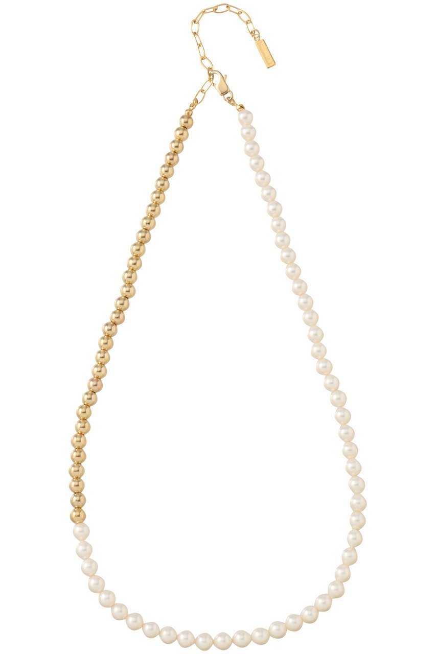 【プルミエ アロンディスモン/1er Arrondissement】の【Bijou R.I】メタリック×パールネックレス 人気、トレンドファッション・服の通販 founy(ファニー) 　ファッション　Fashion　レディースファッション　Fashion for Women　ジュエリー　Jewelry　ネックレス　Necklaces & Pendants　オケージョン　Occasion Wear　ネックレス　Necklace, Pendant Necklace　パーティ　Party, Party Style　パール　Pearl, Pearl Accent　メタリック　Metallic, Shiny Finish　モチーフ　Motif, Design Theme　リュクス　Luxury, Elegant, High-End, Chic　other-3|ID: prp329100004703246 ipo3291000000035677875