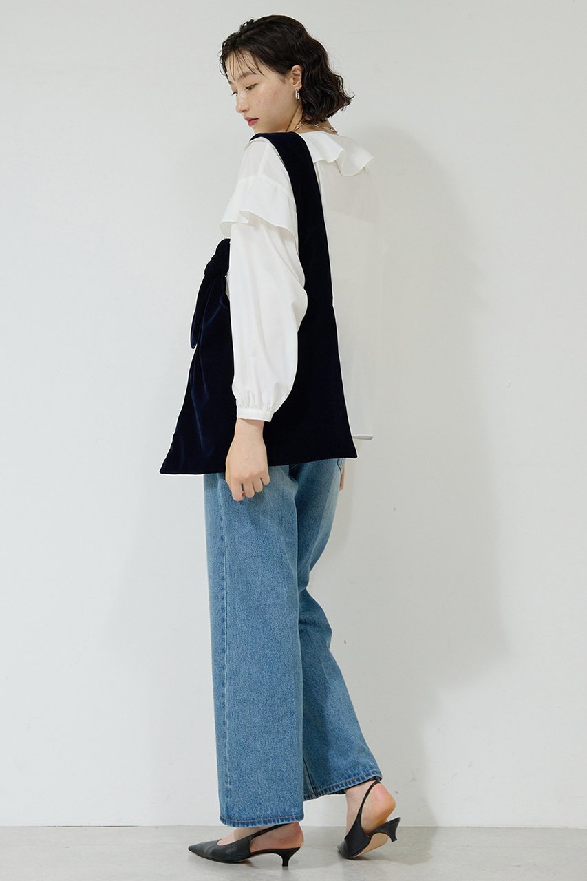 【ガリャルダガランテ/GALLARDAGALANTE】のラッフルフリルブラウス 人気、トレンドファッション・服の通販 founy(ファニー) 　ファッション　Fashion　レディースファッション　Fashion for Women　トップス・カットソー　Cut & Sew Tops　シャツ・ブラウス・オフィスカジュアル　Elegant Blouses & Button-Ups　スリーブ　Sleeve, Long Sleeve / Short Sleeve　チェック　Check, Plaid, Tartan　フェミニン　Feminine, Girly　ロング　Long, Long-Length　A/W・秋冬　Autumn/Winter　other-3|ID: prp329100004703254 ipo3291000000035297871