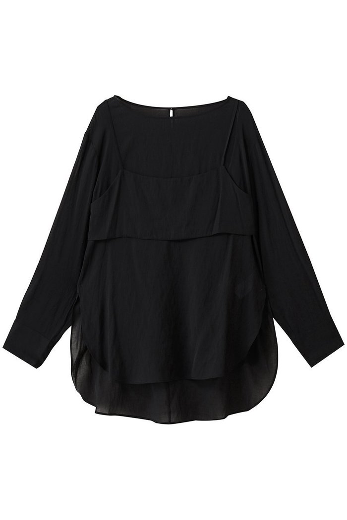 【ガリャルダガランテ/GALLARDAGALANTE】のビスチェレイヤードシャツ インテリア・キッズ・メンズ・レディースファッション・服の通販 founy(ファニー) https://founy.com/ ファッション Fashion レディースファッション Fashion for Women トップス・カットソー Cut & Sew Tops シャツ・ブラウス・オフィスカジュアル Elegant Blouses & Button-Ups ビスチェ Bustiers & Corset Tops / Layered Bustier Style インナー Innerwear シアー Sheer, See-Through ジャケット Jacket, Outerwear スリーブ Sleeve, Long Sleeve / Short Sleeve ビスチェ Bustier, Corset Top ロング Long, Long-Length |ID: prp329100004703257 ipo3291000000035382035