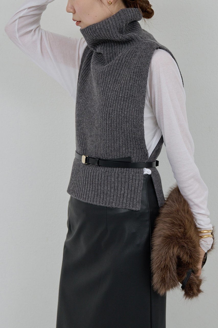 【ガリャルダガランテ/GALLARDAGALANTE】のレイヤードニットベスト 人気、トレンドファッション・服の通販 founy(ファニー) ファッション Fashion レディースファッション Fashion for Women トップス・カットソー Cut & Sew Tops ニット Knit Tops & Sweaters ベスト&ジレ / 重ね着スタイル Vests & Gilets カジュアルプルオーバー・ニットトップス Pullovers & Knit Tops / Casual Pullovers シンプル Simple, Minimal ハイネック High Neck, Mock Neck ベスト Vest, Waistcoat A/W・秋冬 Autumn/Winter other-6|ID: prp329100004703258 ipo3291000000033995263