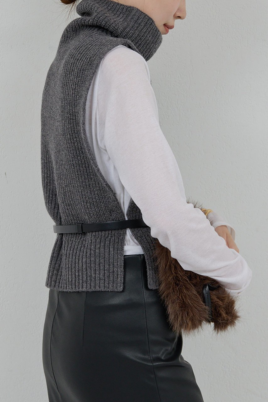 【ガリャルダガランテ/GALLARDAGALANTE】のレイヤードニットベスト 人気、トレンドファッション・服の通販 founy(ファニー) ファッション Fashion レディースファッション Fashion for Women トップス・カットソー Cut & Sew Tops ニット Knit Tops & Sweaters ベスト&ジレ / 重ね着スタイル Vests & Gilets カジュアルプルオーバー・ニットトップス Pullovers & Knit Tops / Casual Pullovers シンプル Simple, Minimal ハイネック High Neck, Mock Neck ベスト Vest, Waistcoat A/W・秋冬 Autumn/Winter other-7|ID: prp329100004703258 ipo3291000000033995264