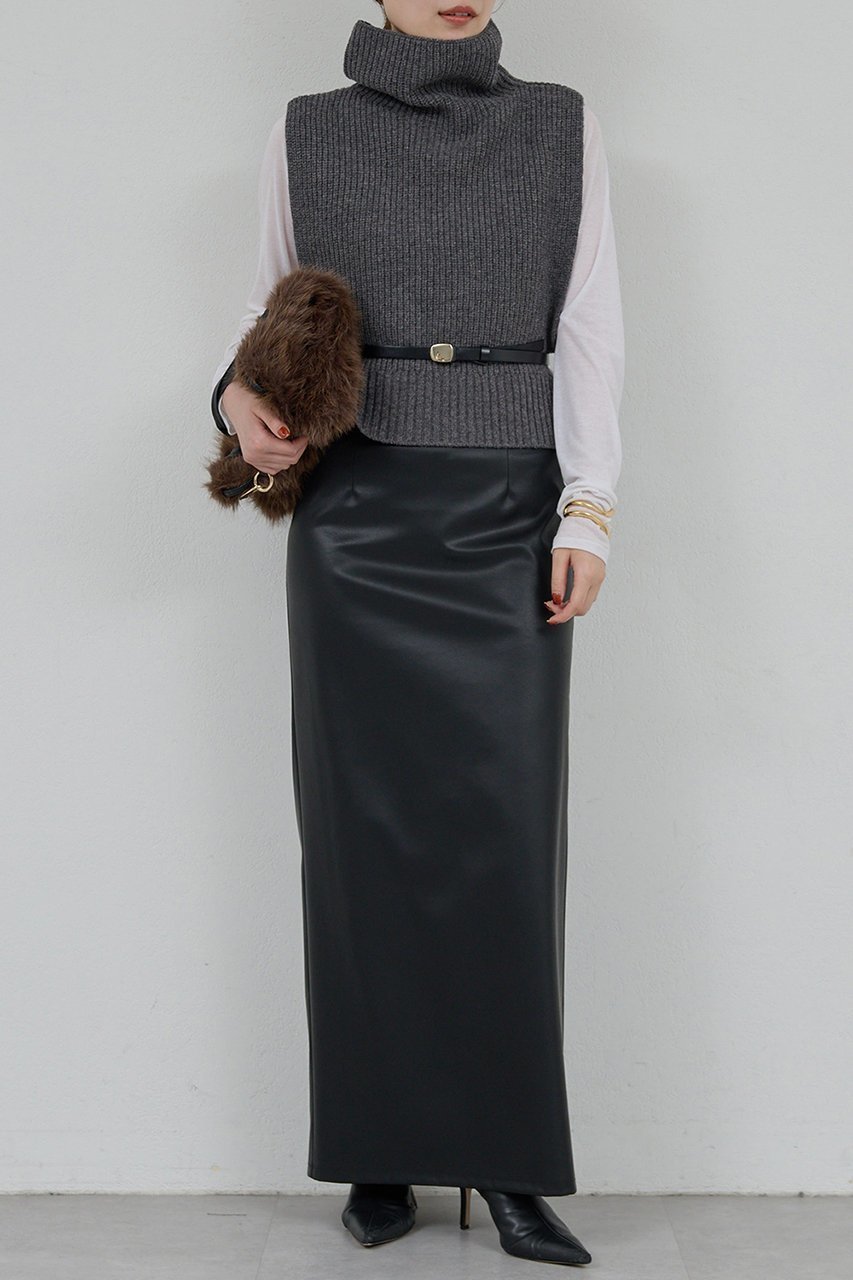 【ガリャルダガランテ/GALLARDAGALANTE】のレイヤードニットベスト 人気、トレンドファッション・服の通販 founy(ファニー) 　ファッション　Fashion　レディースファッション　Fashion for Women　トップス・カットソー　Cut & Sew Tops　ニット　Knit Tops & Sweaters　ベスト&ジレ / 重ね着スタイル　Vests & Gilets　カジュアルプルオーバー・ニットトップス　Pullovers & Knit Tops / Casual Pullovers　シンプル　Simple, Minimal　ハイネック　High Neck, Mock Neck　ベスト　Vest, Waistcoat　A/W・秋冬　Autumn/Winter　other-2|ID: prp329100004703258 ipo3291000000035677888