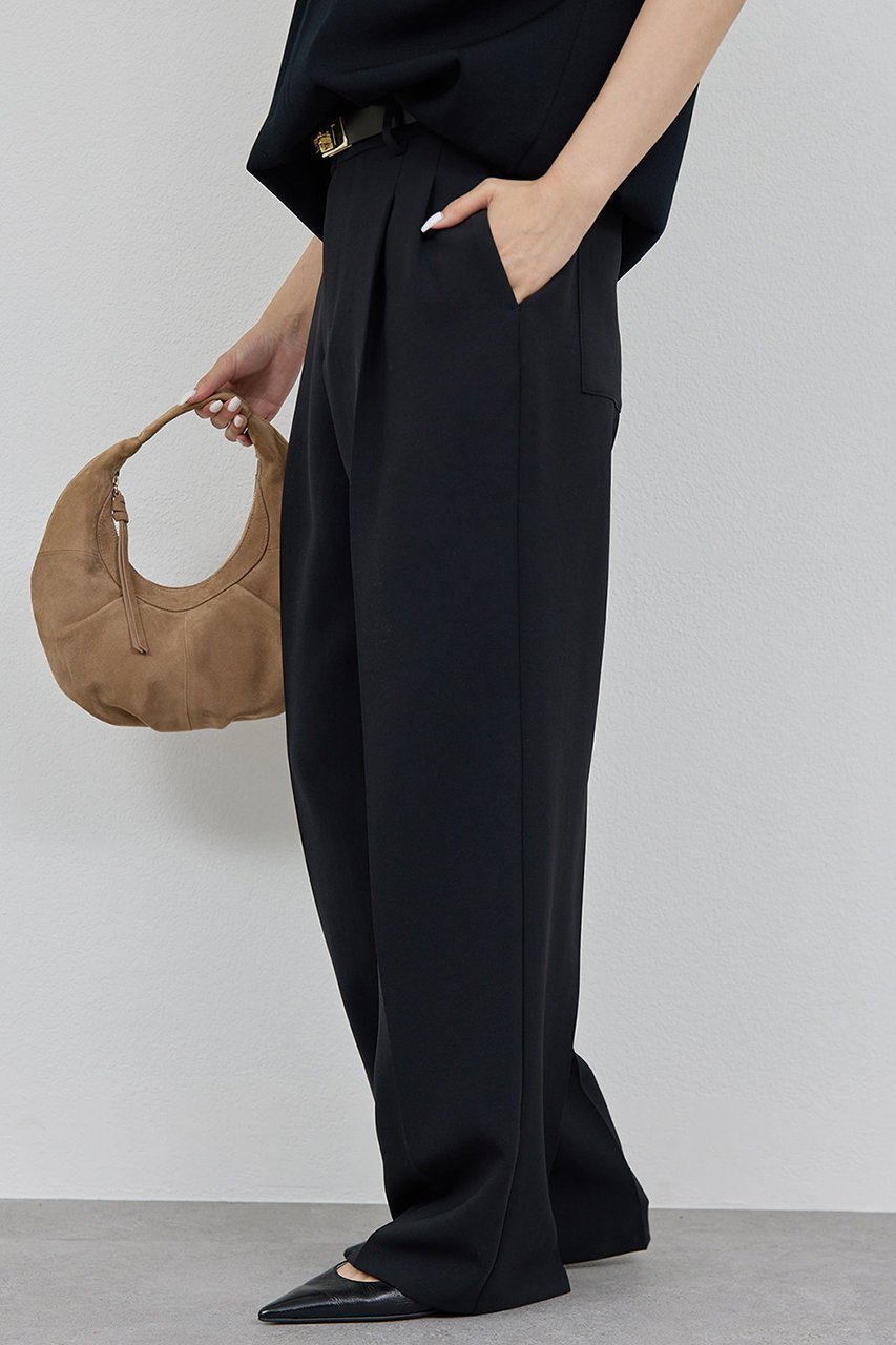 【ガリャルダガランテ/GALLARDAGALANTE】のジャージータックワイドパンツ 人気、トレンドファッション・服の通販 founy(ファニー) 　ファッション　Fashion　レディースファッション　Fashion for Women　パンツ　Pants & Trousers　ジャケット　Jacket, Outerwear　ストレート　Straight, Straight Cut　スマート　Smart, Elegant　セットアップ　Set-Up, Coordinated Outfit　センター　Center, Center Line　エレガント 上品　Elegant　other-6|ID: prp329100004703260 ipo3291000000033995266