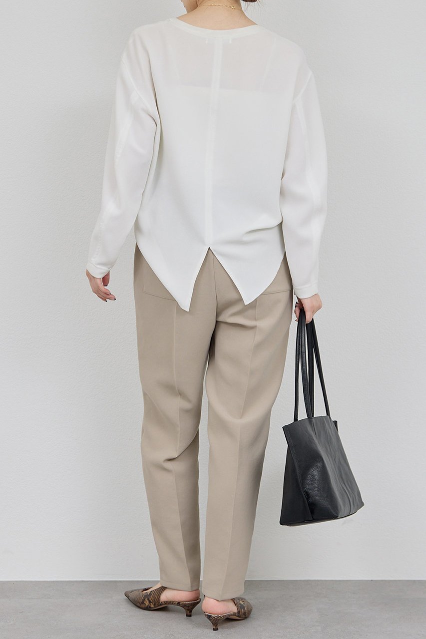 【ガリャルダガランテ/GALLARDAGALANTE】のジャージーテーパードパンツ 人気、トレンドファッション・服の通販 founy(ファニー) 　ファッション　Fashion　レディースファッション　Fashion for Women　パンツ　Pants & Trousers　センター　Center, Center Line　ロング　Long, Long-Length　定番　Standard, Basic Item　other-5|ID: prp329100004703262 ipo3291000000035677914