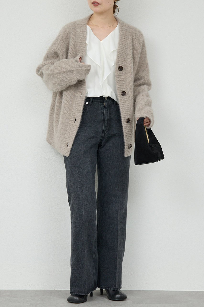 【ガリャルダガランテ/GALLARDAGALANTE】のセンタークリースフレアデニム 人気、トレンドファッション・服の通販 founy(ファニー) 　ファッション　Fashion　レディースファッション　Fashion for Women　パンツ　Pants & Trousers　デニム　Denim, Jeans Material　フレア　Flare, Flared　ロング　Long, Long-Length　other-6|ID: prp329100004703268 ipo3291000000035677957