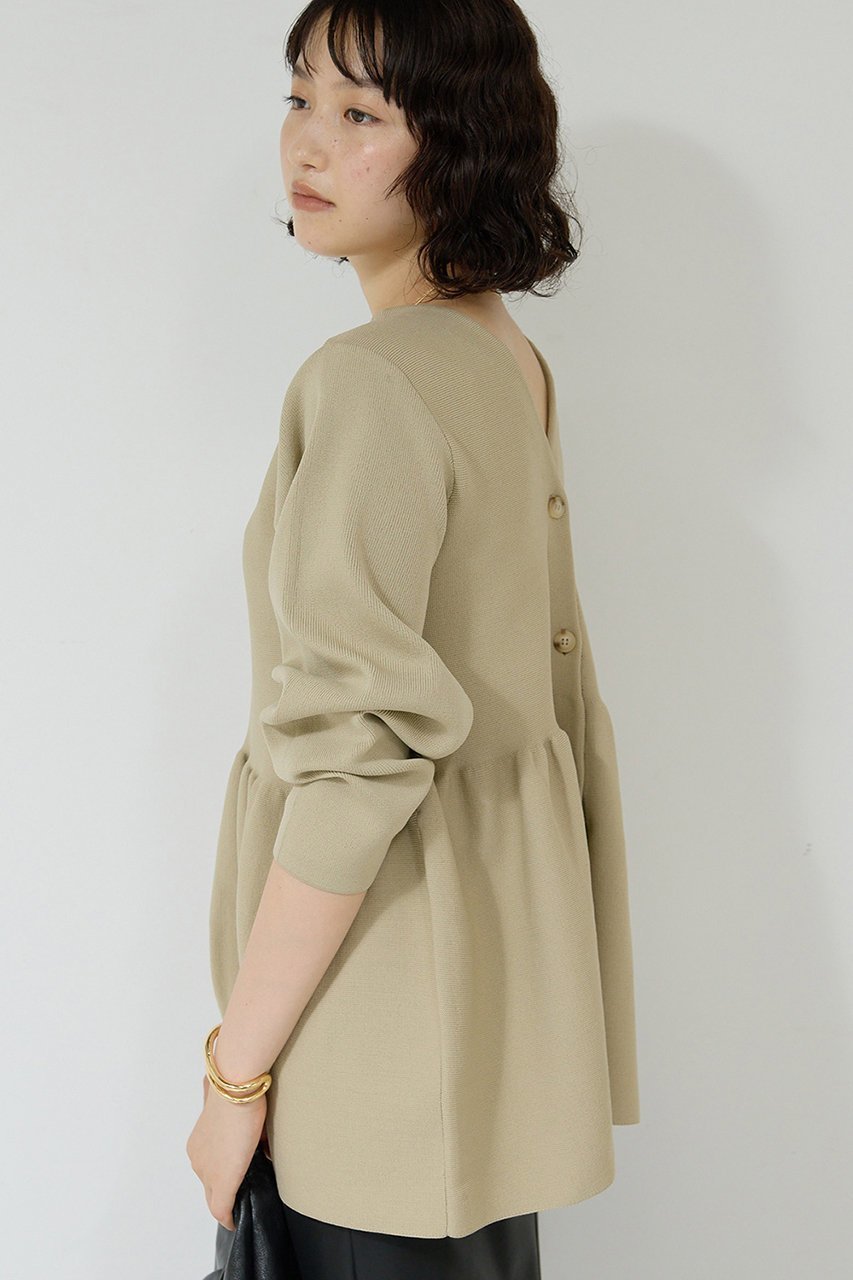 【ガリャルダガランテ/GALLARDAGALANTE】のペプラムロングカーデ 人気、トレンドファッション・服の通販 founy(ファニー) ファッション Fashion レディースファッション Fashion for Women トップス・カットソー Cut & Sew Tops ニット Knit Tops & Sweaters カーディガン・羽織り Layered Style Cardigans カーディガン Cardigan, Knitwear ペプラム Peplum, Flared Hem マニッシュ Mannish, Boyish 再入荷 Restock / Back in Stock other-6|ID: prp329100004703270 ipo3291000000033995276