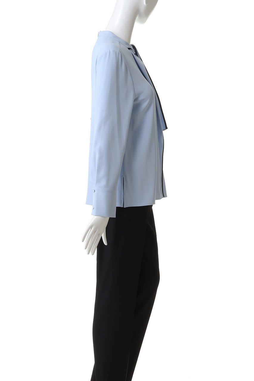 【アルアバイル/allureville】のDEFORM BOW ブラウス 人気、トレンドファッション・服の通販 founy(ファニー) 　ファッション　Fashion　レディースファッション　Fashion for Women　トップス・カットソー　Cut & Sew Tops　シャツ・ブラウス・オフィスカジュアル　Elegant Blouses & Button-Ups　インナー　Innerwear　シンプル　Simple, Minimal　ジャケット　Jacket, Outerwear　スリット　Slit, Slit Detail　スリーブ　Sleeve, Long Sleeve / Short Sleeve　ビジネス 仕事 通勤　Business / Work / Commuting　ロング　Long, Long-Length　新作・新入荷　New Arrivals / New In　other-3|ID: prp329100004703277 ipo3291000000033963154