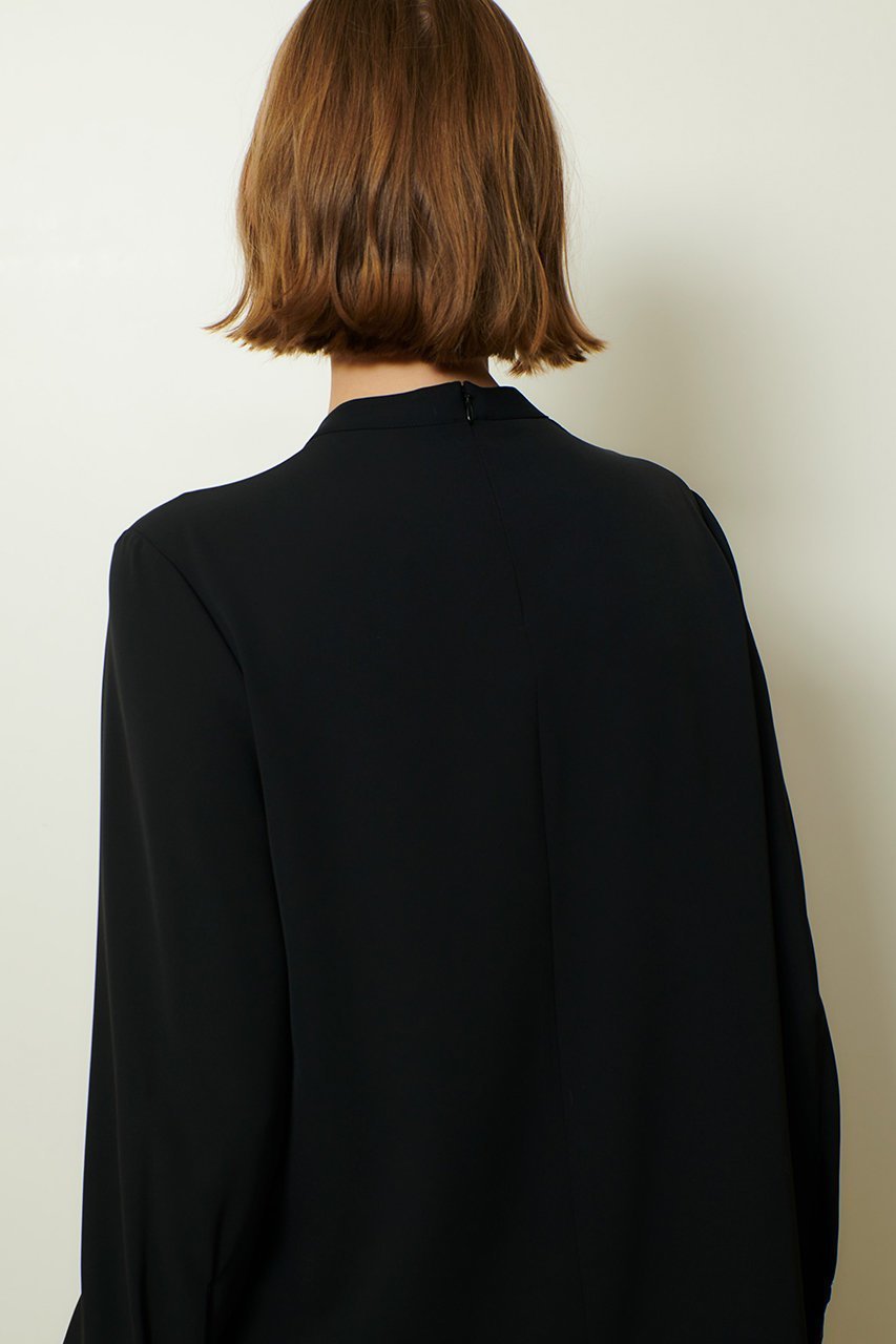 【アルアバイル/allureville】のDEFORM BOW ブラウス 人気、トレンドファッション・服の通販 founy(ファニー) ファッション Fashion レディースファッション Fashion for Women トップス・カットソー Cut & Sew Tops シャツ・ブラウス・オフィスカジュアル Elegant Blouses & Button-Ups インナー Innerwear シンプル Simple, Minimal ジャケット Jacket, Outerwear スリット Slit, Slit Detail スリーブ Sleeve, Long Sleeve / Short Sleeve ビジネス 仕事 通勤 Business / Work / Commuting ロング Long, Long-Length other-7|ID: prp329100004703277 ipo3291000000034255718