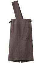 【プレインピープル/PLAIN PEOPLE】のフレンチリネンワンショルダーワンピース ブラウン|ID:prp329100004703279