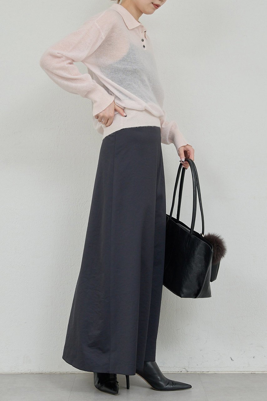 【ガリャルダガランテ/GALLARDAGALANTE】のシアーモヘヤポロニット 人気、トレンドファッション・服の通販 founy(ファニー) ファッション Fashion レディースファッション Fashion for Women トップス・カットソー Cut & Sew Tops ニット Knit Tops & Sweaters カジュアルプルオーバー・ニットトップス Pullovers & Knit Tops / Casual Pullovers シアー Sheer, See-Through シンプル Simple, Minimal トレンド Trend, Trending Now フェミニン Feminine, Girly ベビー Baby, Babywear other-7|ID: prp329100004703280 ipo3291000000033995280