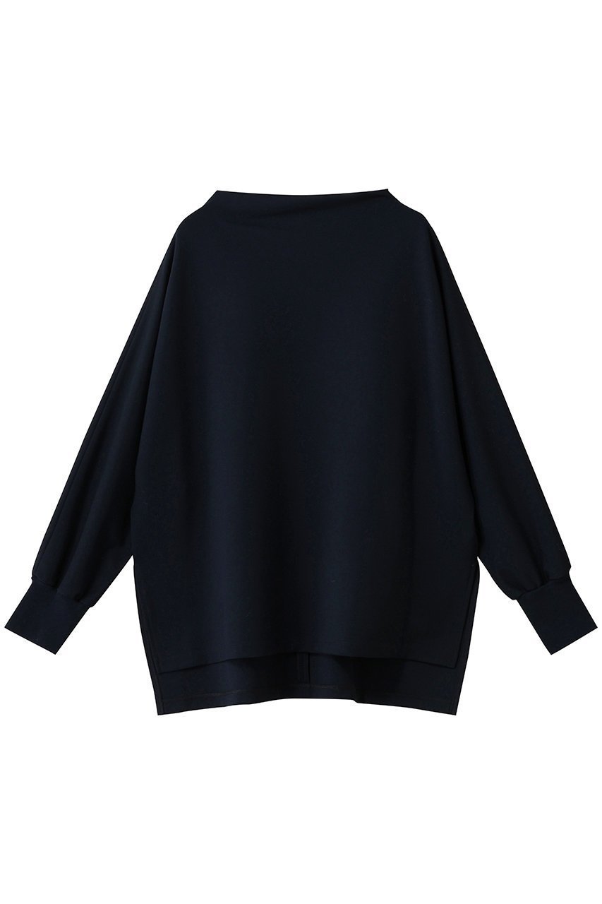 【ガリャルダガランテ/GALLARDAGALANTE】のボトルネックポンチプルオーバー インテリア・キッズ・メンズ・レディースファッション・服の通販 founy(ファニー) ファッション Fashion レディースファッション Fashion for Women トップス・カットソー Cut & Sew Tops シャツ・ブラウス・オフィスカジュアル Elegant Blouses & Button-Ups ロングTシャツ・Tシャツ Longline T-Shirts & Tees カジュアルプルオーバー・ニットトップス Pullovers & Knit Tops / Casual Pullovers カットソー・ベーシックTシャツ Cut-and-Sewn Tops / Stretch Tees & Basics シンプル Simple, Minimal スリット Slit, Slit Detail スリーブ Sleeve, Long Sleeve / Short Sleeve ボトルネック Bottle Neck, Mock Neck ロング Long, Long-Length エレガント 上品 Elegant 再入荷 Restock / Back in Stock ネイビー|ID: prp329100004703281 ipo3291000000033984992